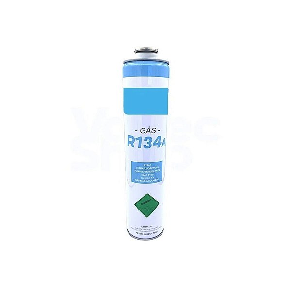 Gás fluido refrigeração r134a para geladeira freezer 750gr