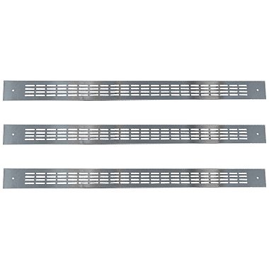 Grade ventilação forno fischer 66,5x5cm | 3 peças original