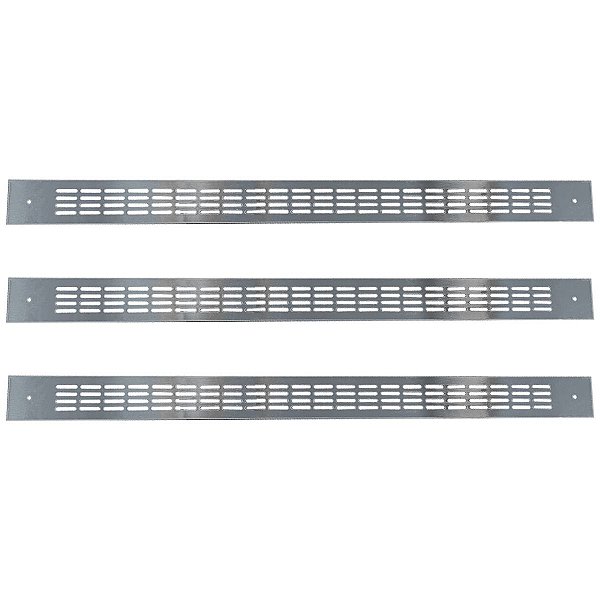Grade ventilação forno fischer 66,5x5cm | 3 peças original
