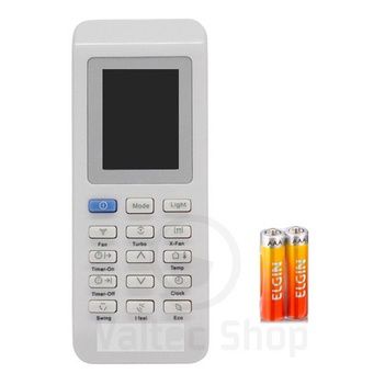 Controle remoto ar condicionado split electrolux ecoturbo