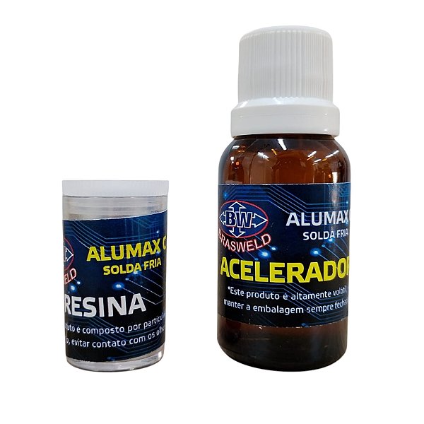 Kit solda fria tapa furo p/ evaporadores de alumínio alumax