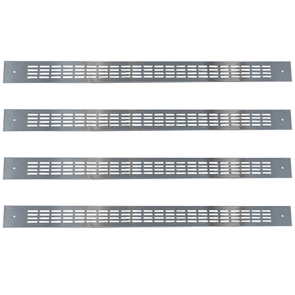 Grade ventilação forno fischer | 66,5cm | 4 peças | original