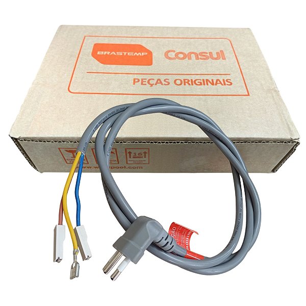 Fio cabo lava e seca brastemp bns10 bns10a 16a 220v original