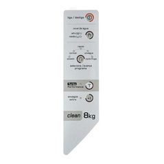 Membrana adesivo painel lavadora brastemp clean 8kg bwc08