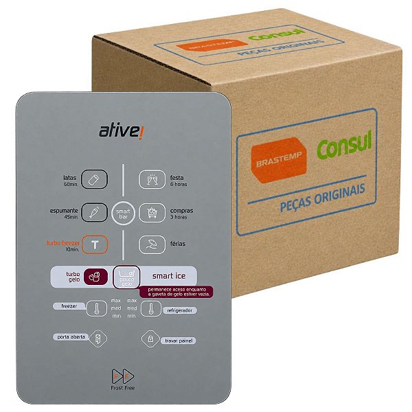 Placa geladeira brastemp brk50n brm50n brm48n w10887449