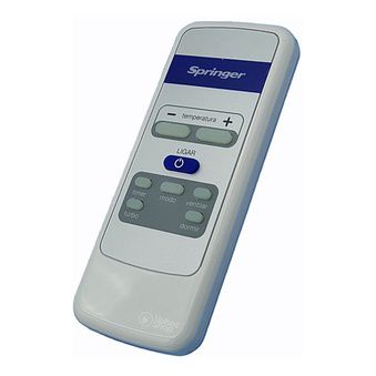 Controle remoto para ar condicionado springer 7k e 10k