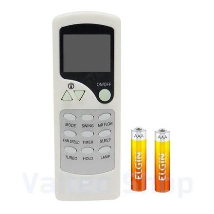 Controle remoto zh/lt-01 ar condicionado elgin silent srqic