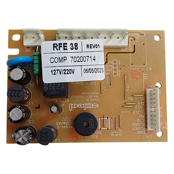 Placa módulo potência geladeira electrolux rfe38 70200714 !!