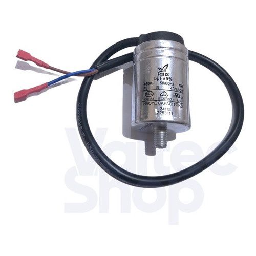 Capacitor 5uf 450v lava louças ar condicionado secadora