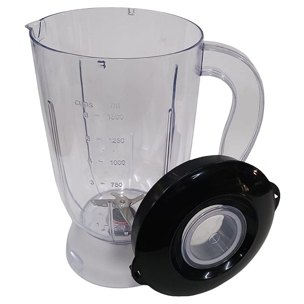 Copo jarra liquidificador mondial dinamico com faca e tampa