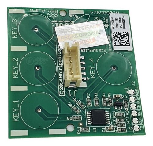 Placa microondas brastemp bmo40 bmo40ar w11351067 220v