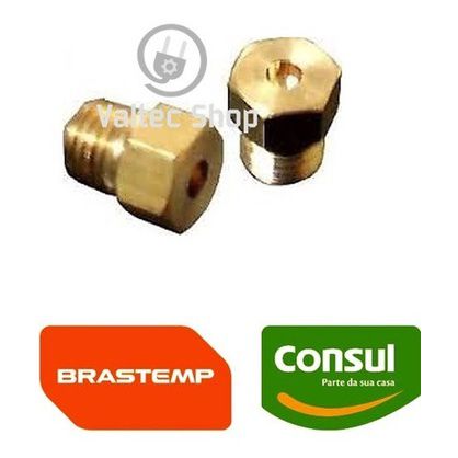 Bico injetor fogão brastemp consul 1,01 mm (1 peça) original