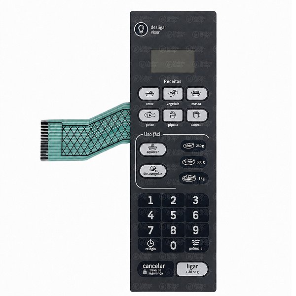 Membrana teclado microondas consul cmo20 cmo 20 espelhada