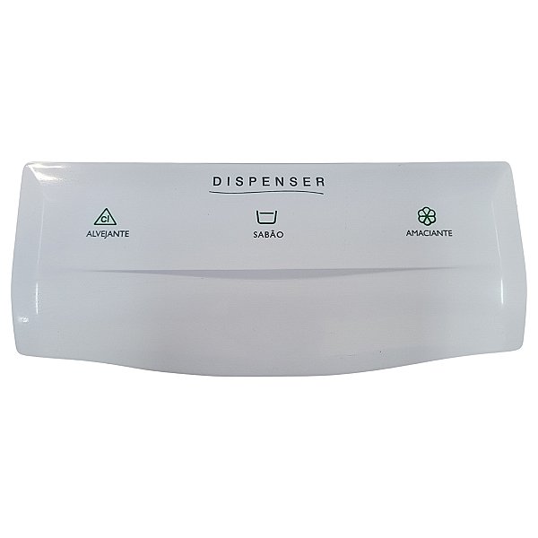 Puxador do dispenser lavadora brastemp smart bwm08 bwm06 bwl
