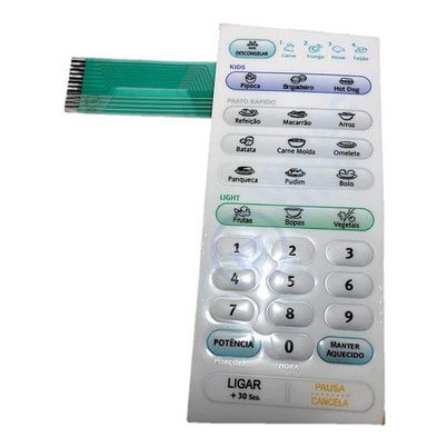 Teclado membrana forno microondas electrolux me28s