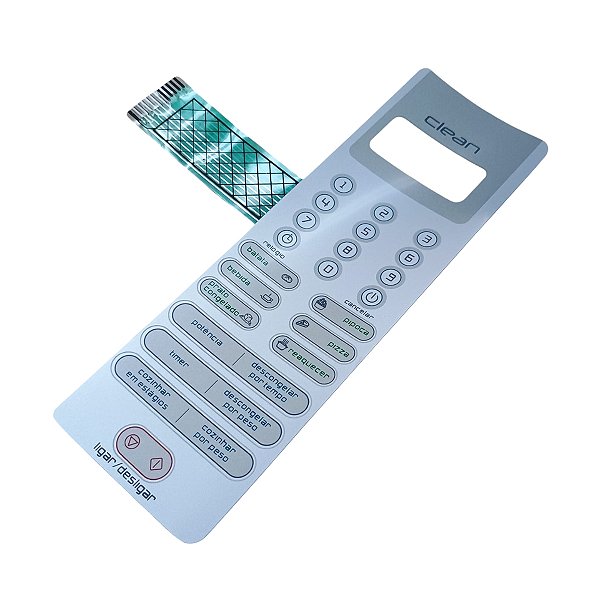 Teclado membrana microondas brastemp bms18a bms18abhna