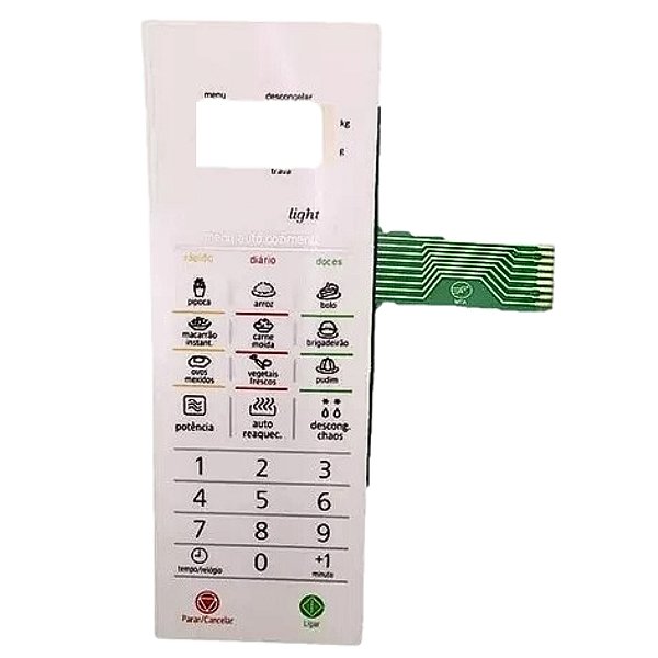 Teclado membrana microondas panasonic nn st369 - nnst369