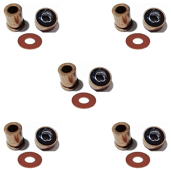 5 kit bucha retentor lavadora mueller family / pop tank