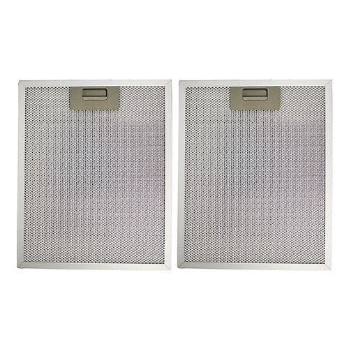 2 filtros metálicos alumínio coifa cata 70cm ( 26x32cm )