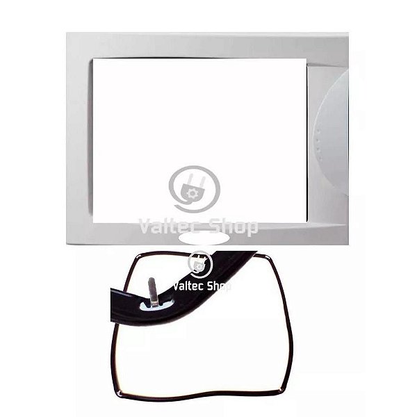 Moldura + borracha porta forno fischer star / grill