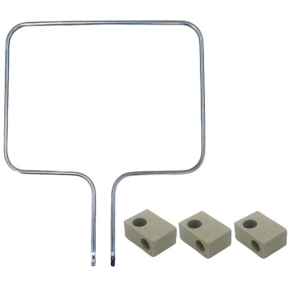 Resistência + porcelana forno fischer | superior 750w| 127v