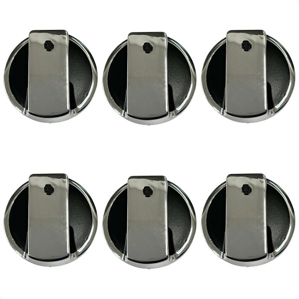 Botão fogão mueller decorato | 6 peças| original nota fiscal