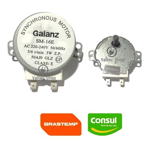 Motor prato microondas brastemp consul bms cms cmo (220v)