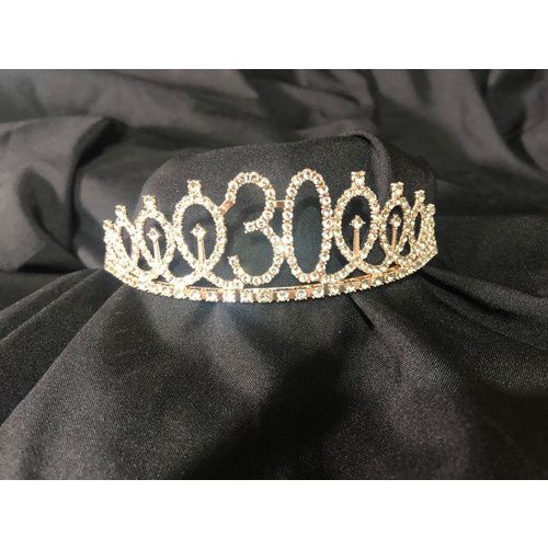 Presente de aniversário de repente 30 tiara coroa de 30 anos
