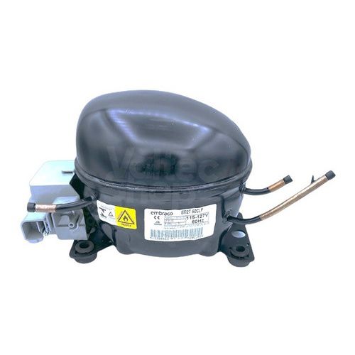 Motor compressor embraco 1/5hp r-600a em2t60clp r134a 127v