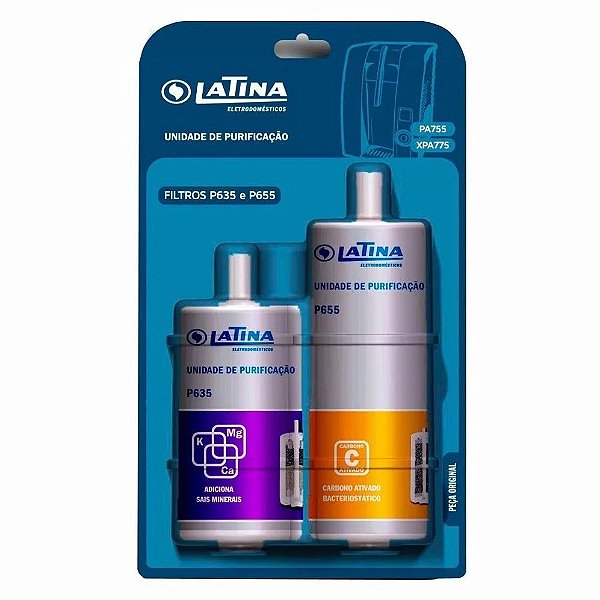 Filtro vela refil purificador latina p635 + p655 ( original