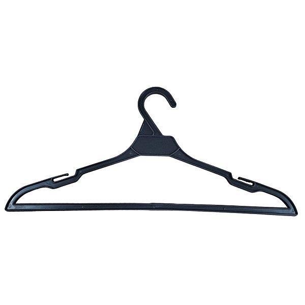 3 Cabides Plástico Preto Secadora De Roupas Fischer Original