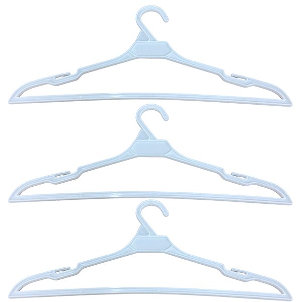 3 Cabide Plástico Branco Secadora de Roupas Fischer Original