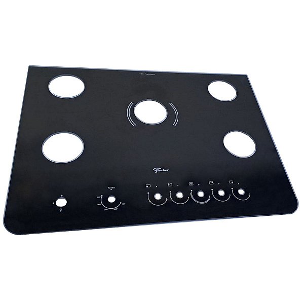 Vidro Mesa Fogão Piso Fischer Gran Cheff 5 Queimadores (SEM tripla chama)
