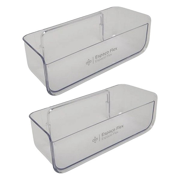 Kit 2 Prateleira Espaço Flex Geladeira Consul CRM50 CRM56