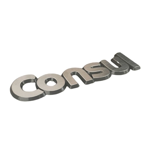Emblema Cinza Geladeira Consul CRM44 CRE44 CRM56 CRM39 CRA28