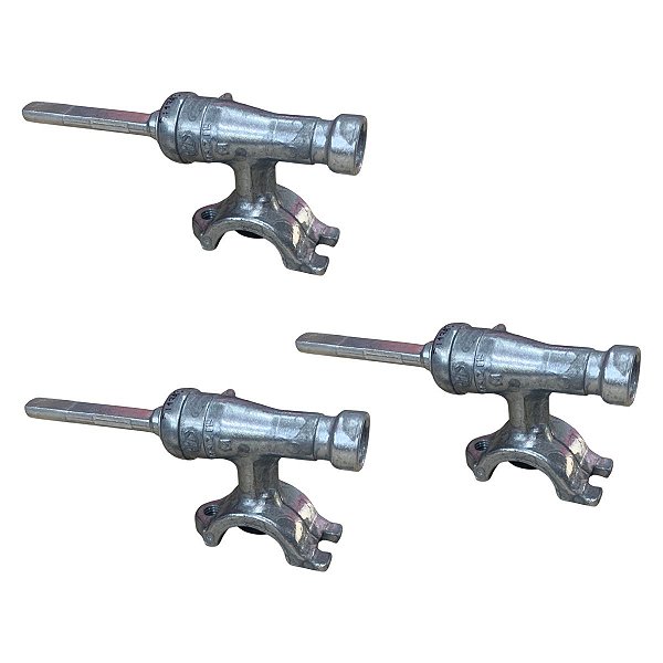 Kit 3 Registro Ramal SR Fogão Piso Fischer Gran Cheff