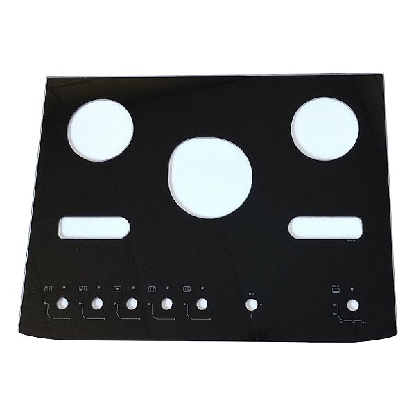 Vidro Mesa Fogão Mueller Decorato Vetro G3 5 Bocas Original