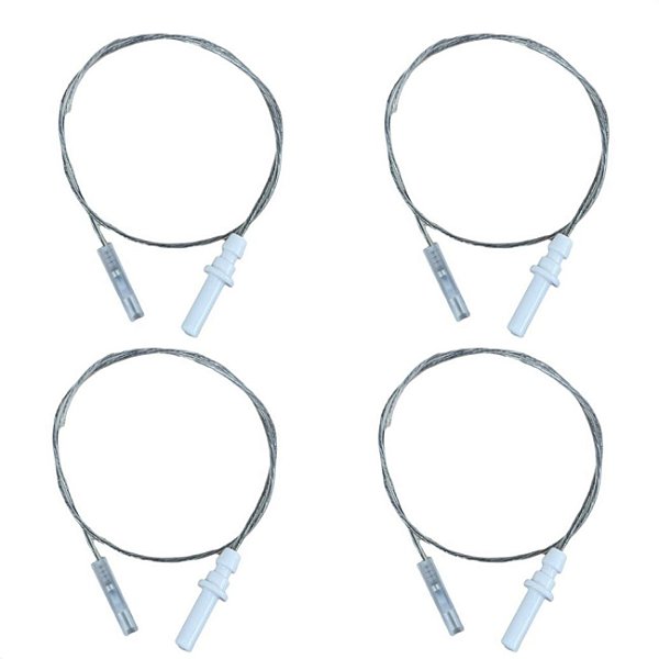 Kit 4 Eletrodo Ignição Cooktop Fogão Philco Cook Chef 450 Mm