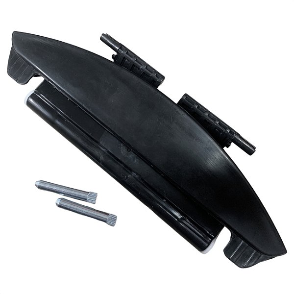 Dobradiça da Tampa para Lavadora Brastemp BWU11 BWG11 Preta