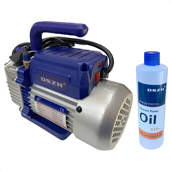 Bomba de Vácuo 1,8CFM 1 Estágio Para Sistemas Refrigeração