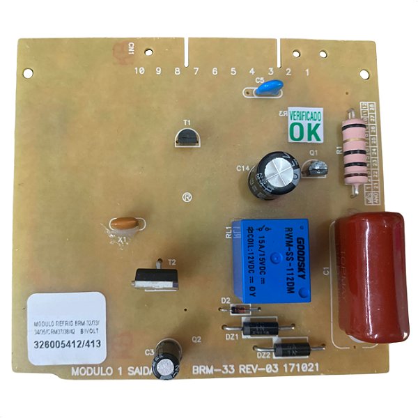 Placa Para Geladeira Consul CRM32 CRM33 CRM37 Bivolt