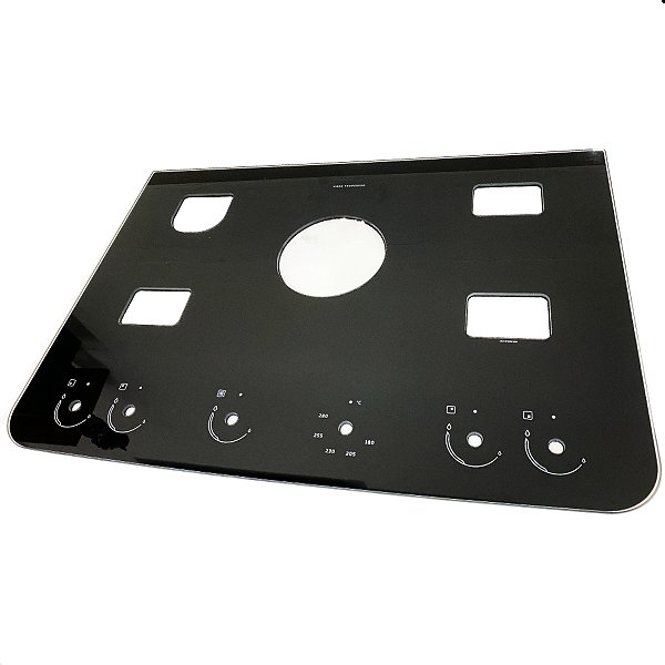 Mesa Vidro Tampo Fogão Agata / Jade Glass 5 Bocas ORIGINAL