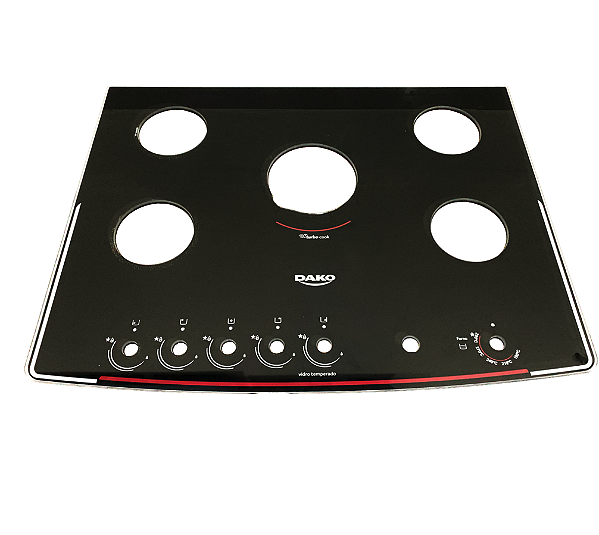 tampa tampo mesa vidro fogão dako supreme glass 5q original
