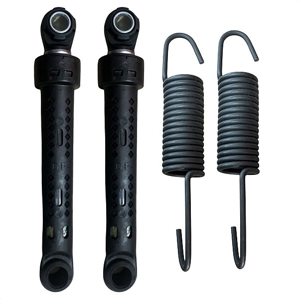 Kit 2 Amortecedor + 2 Mola Para Lava e Seca Samsung WD136