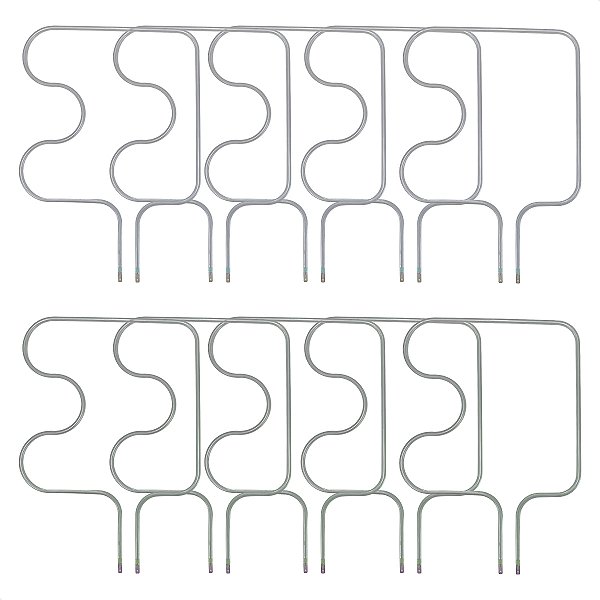Kit 10 Resistencia Eletrica Para Forno Fischer 1000w 127v