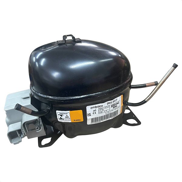 Compressor Embraco EM2S60CLP 1/6 HP R600 Geladeira 220V