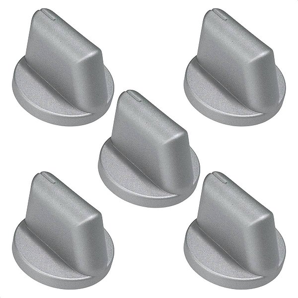 Kit 5 Manípulo Botão Fogão Cooktop Britânia 5 Bocas Original