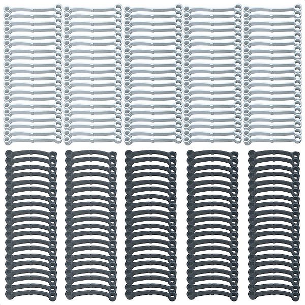 Kit 100 Tirantes Pretos 100 Brancos Lavadora Brastemp Consul