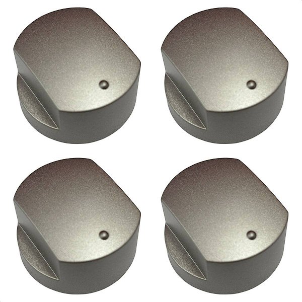 Kit 4 Botão Manípulo Cooktop Brastemp BDK75 BDK90 BDK60