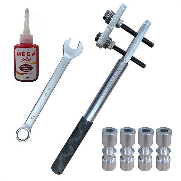 Alicate Lokring + Chave + Cola + 4 Juntas 3/8 x 1/4